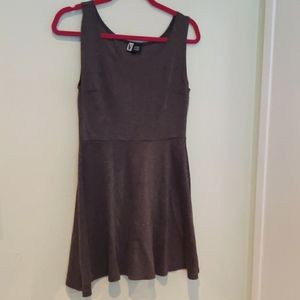 Grey skater dress